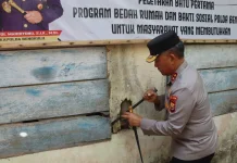 Bedah Rumah, Kapolda Bengkulu Wujudkan Impian Warga Jalan Gedang