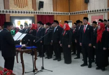 Wagub Mian Lantik 54 Pejabat Eselon III Pemprov Bengkulu untuk Perkuat Birokrasi