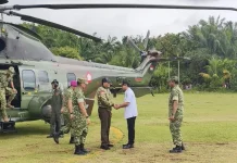 Menhan Tinjau Pembangunan Batalyon Teritorial 891/TP di Kabupaten Seluma