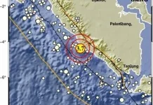 Seluma Diguncang Aktivifitas Gempa Sebanyak 2 Kali
