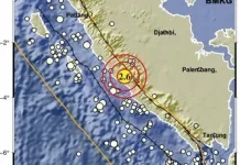 Lebong Diguncang  Gempa Dengan Magnitudo 2.6