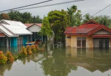 Banjir di Kota Bengkulu Semakin Tinggi