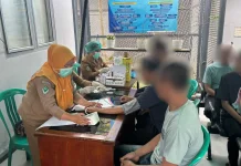 Cegah HIV/AIDS sejak Dini, WBP Rutan Bengkulu Gelar Kesehatan Gratis