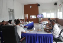 Perkuat Pelayanan , Rutan Bengkulu Ikuti Arahan Dirjenpas