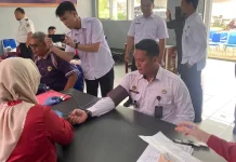 jelang HBP ke-62, Rutan Bengkulu Gelar Aksi Donor Darah