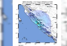 Gempa Bumi Tektonik Magnetudo 5.3 di Bengkulu Utara Tidak Berpotensi Tsunami