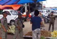 Satpol PP Terus Tertibkan Pedagang Nakal