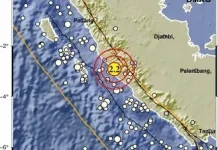 Dinihari Tadi Mukomuko Diguncang  Gempa Dengan Magnitudo 2.2