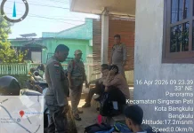 Satpol PP Kota Bengkulu Tertibkan Pelajar Bolos Sekolah