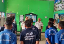 Tingkatkan Kualitas Kemandirian, WBP Arga Makmur Ikuti Edukasi Tamping Bimker