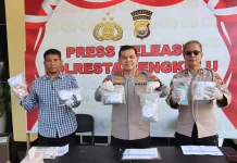 Polresta Bengkulu Amankan 7 Pelaku Pengedar Narkoba