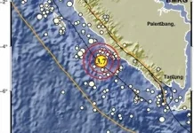 Sore Ini Enggano Diguncang Gempa Dengan Magnitudo 3.7