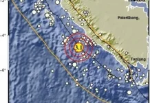 Malam Ini Enggano Kembali Diguncang  Aktivitas Gempa