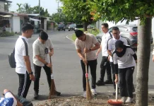 Jelang HBP ke-62,Rutan Bengkulu Aksi Bersih Tempat Ibadah