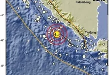 Enggano Diguncang  Gempa Dengan Magnitudo 4.3