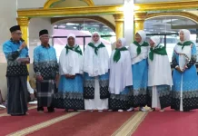 Sebanyak 10 CJH Bajak Dilepas di Masjid Baiturrahim, Bergabung Kloter 3 Bengkulu