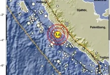 Bengkulu Utara Diguncang  Gempa Dengan Magnitudo 3.6