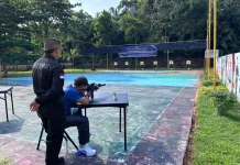 Tingkatkan Kemampuan Kesiagaan, Rutan Bengkulu Ikuti Pelatihan Menembak