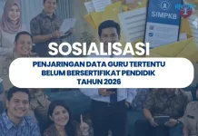 Pendaftaran Penjaringan Data Guru Tertentu Belum Bersertifikat Pendidik Ditutu