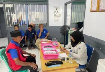 Lapas Arga Makmur Berikan Pengobatan Rutin Puluhan WBP di Klinik Pratama
