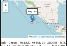 Malam Ini Enggano Diguncang Gempa 2 Kali