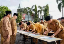 Perkuat Integritas, Dinkes Bengkulu Deklarasi Anti-Pungli Gratifikasi