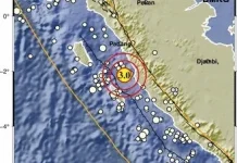 Dinihari Tadi Mukomuko Diguncang Gempa Dengan Magnitudo 3.0