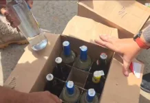 Satpol PP Kota Bengkulu Sita 80 Botol Miras Ilegal