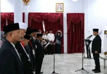 Sekda Herwan Antoni Lantik Dewan Hakim MTQ Provinsi 2026