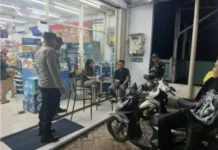 Polsek Taba Penanjung Awasi Tempat Keramaian
