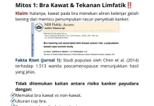 Fakta atau Mitos? Benarkah Bra Berkawat Picu Kanker Payudara