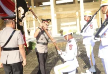 Farewell Parade Kapolda Bengkulu Tandai Estafet Kepemimpinan di Polda Bengkulu
