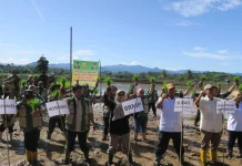 BRMP Bengkulu Kawal Gerakan Tanam Serentak di Bengkulu Tengah