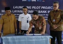 Bank Indonesia Bengkulu bersama PT.Pos Resmikan Projek Dilan dan Mila