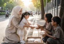 Mengajarkan Anak bahwa Berbagi Itu Indah