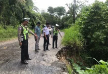 Satlantas Polres Lebong Lakukan Survei Jalan, Petakan Titik Rawan