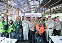 Jasa Raharja Bekali Komunitas Ojol dengan Edukasi Keselamatan dan PPGD
