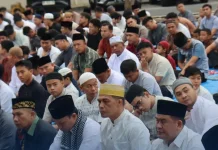 Sholat Iduladha di Mapolda Bengkulu Berlangsung Khidmat dan Penuh Kebersamaan