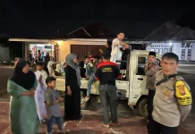 Malam Takbiran Iduladha 1447 H, Polsek Ratu Samban Kawal Pengamanan