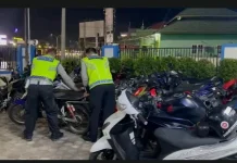 Polresta Bengkulu Tertibkan Kendaraan Gunakan Knalpot Brong