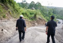 Pemprov Bengkulu Percepat Perbaikan Jalan Talang Ratu Lebong