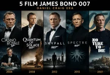 5 Film James Bond 007 Versi Daniel Craig: Era Bond yang Lebih Gelap dan Emosional