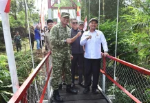 Pangdam Syukuri Rampungnya Dua Puluh Jembatan Perintis Garuda Kodam
