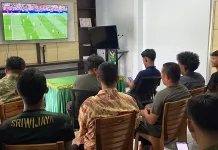 Kodim 0423/Bengkulu Utara Gelar Nonton Bareng Mesir vs Iran