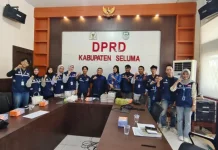 Ketua Komisi I DPRD Seluma Terima Kunjungan Mahasiswa KKN UNIB