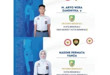 Dua Pelajar Kota Bengkulu Lolos Seleksi Paskibraka Nasional 2026