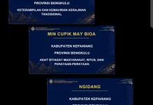 Tiga Kebudayaan Kepahiang Resmi Jadi Warisan Budaya tak Benda WBtB