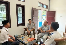 Jasa Raharja Bengkulu Tinjau Aktivitas Kapal di Pelabuhan Linau