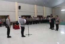 Kapolresta Bengkulu Pimpin Sertijab Kasat Intelkam