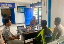 Jasa Raharja Perkuat Kemitraan dengan Unit Laka Polres Kaur Demi Pelayanan Prima
